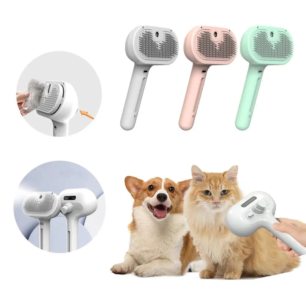 Pet Self Cleaning Hair Remover Brush