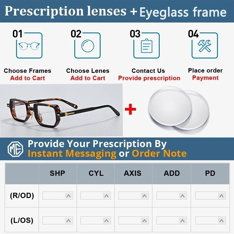 Luxury brand eyeglasses