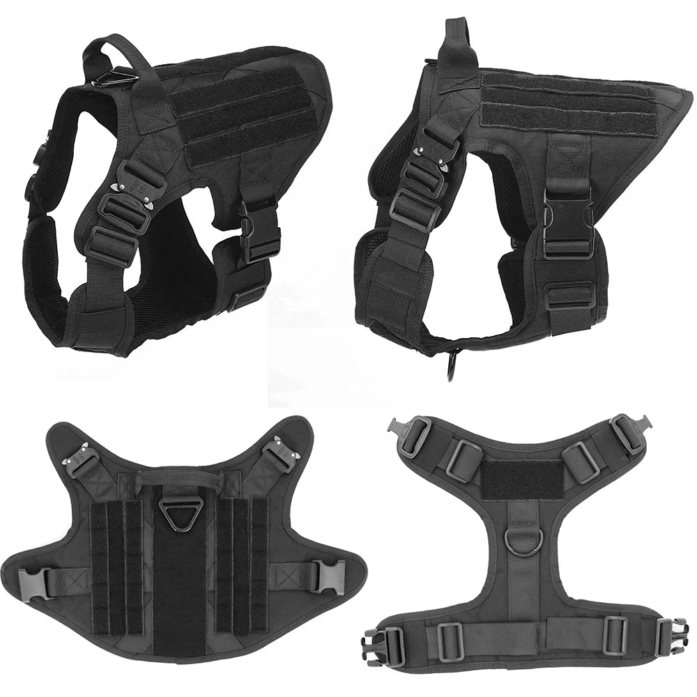 Military Dog Harness Leash Set