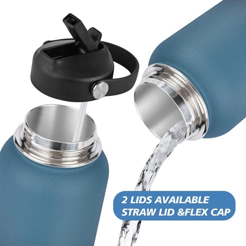 Stainless Steel Thermos Water Bottle
