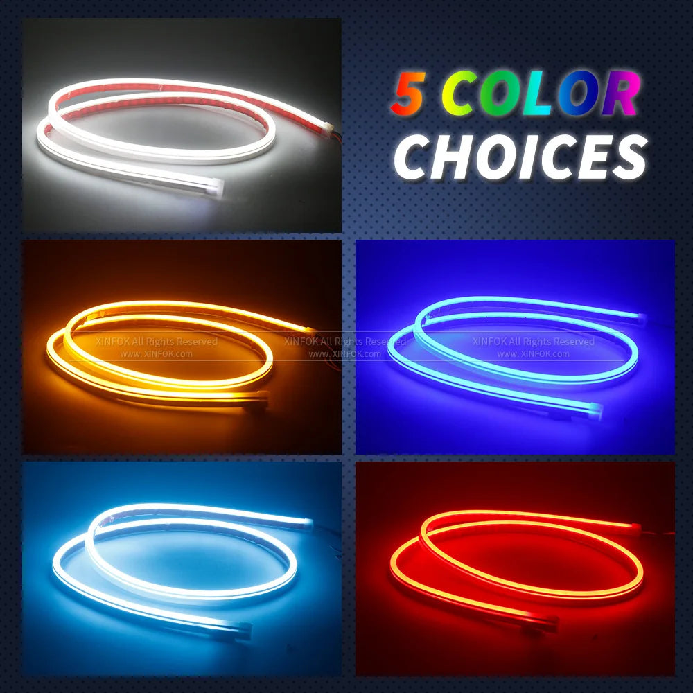 XINFOK Universal LED Car Hood Lights