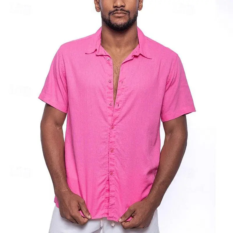 Beach Casual Men's Cotton Shirt