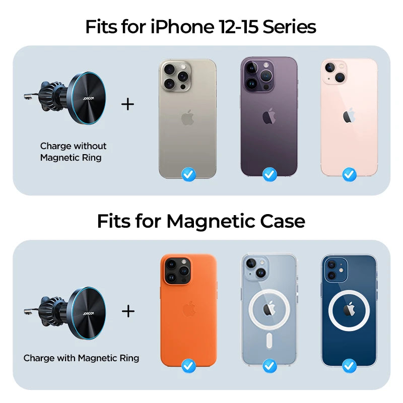 Magnetic Car Mount Wireless Car Charger