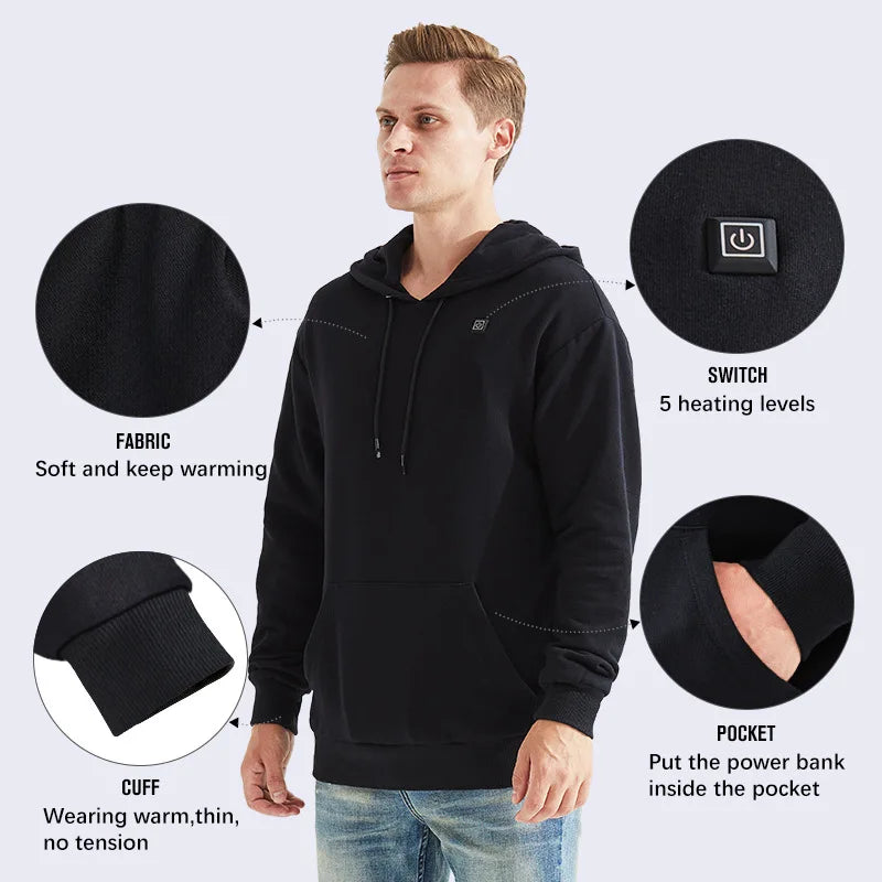 Autumn men USB Heated jacket