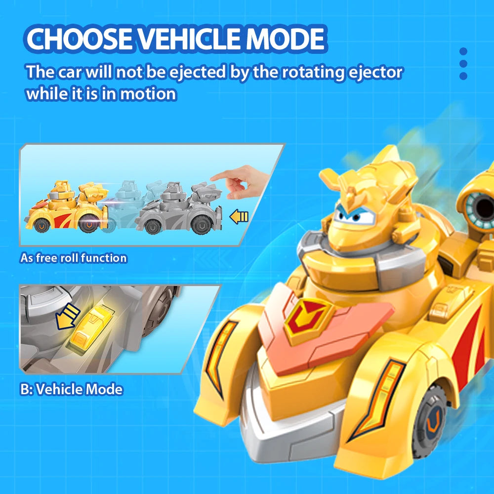 Super Wings Spinning Golden Boy Vehicle