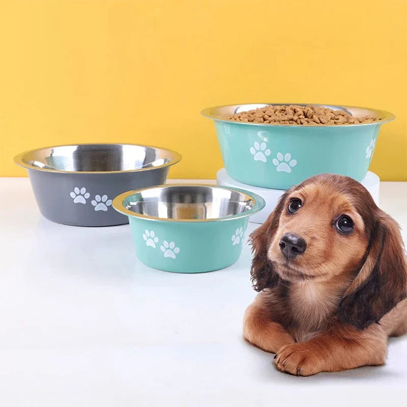 Stainless Steel Non-Slip Pet Bowls