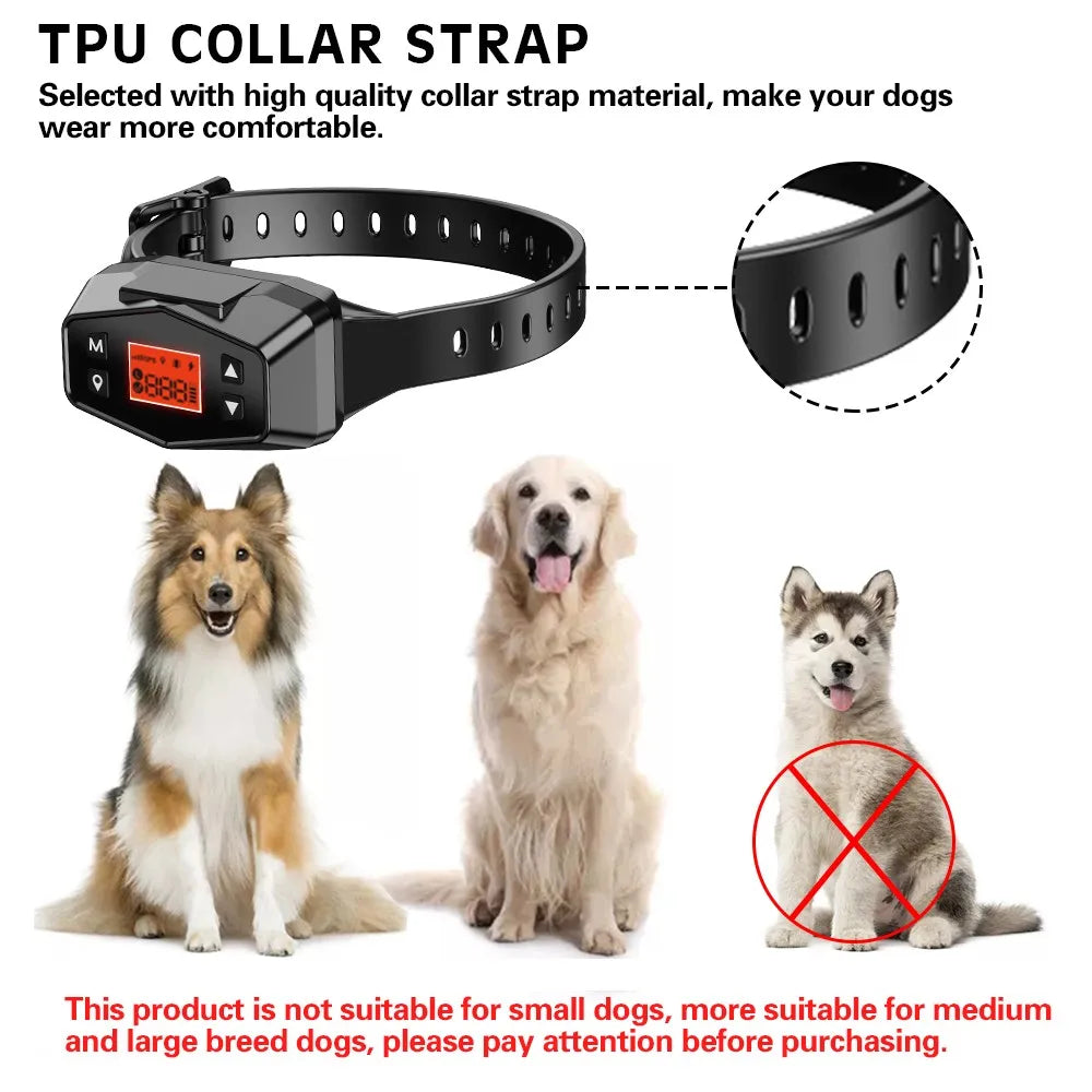 Wireless GPS Fence Dog Tracker Collar