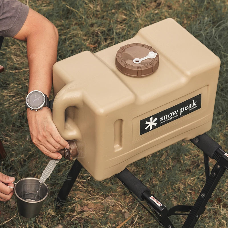 Faucet Water Bucket: Camping Drink Storage
