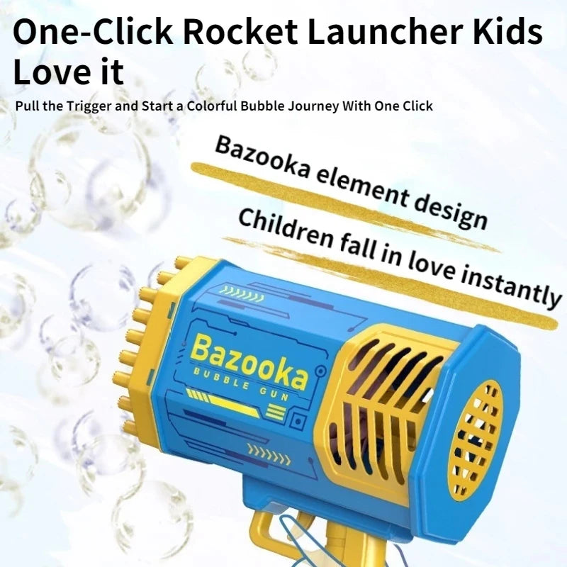Soap Bubbles Gun Rocket