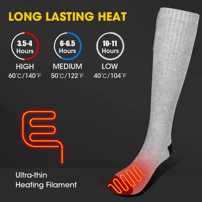 Electric Heated Outdoor Socks