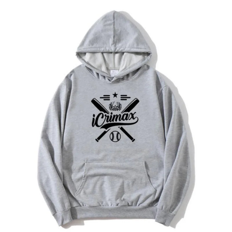 Men Oversized Long Sleeve Hooded Sweatshirt