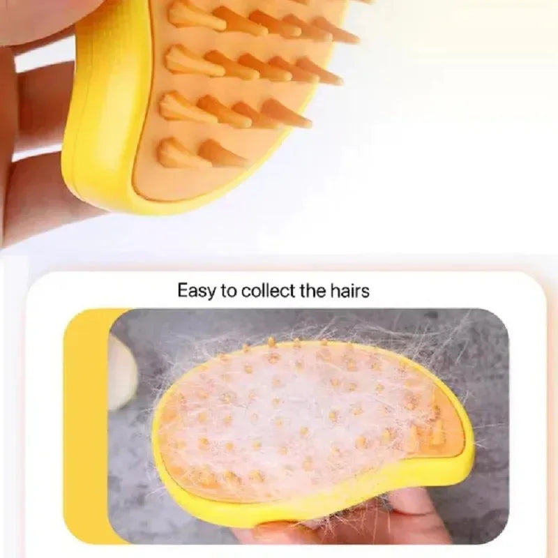 3-In-1 Professional Dog Steam Brush