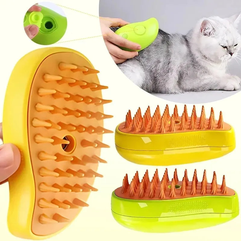 3-In-1 Professional Dog Steam Brush