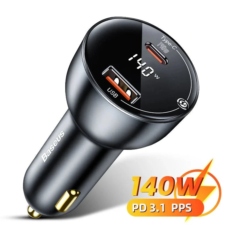 Type C 140W PD 3.1 Car Charger