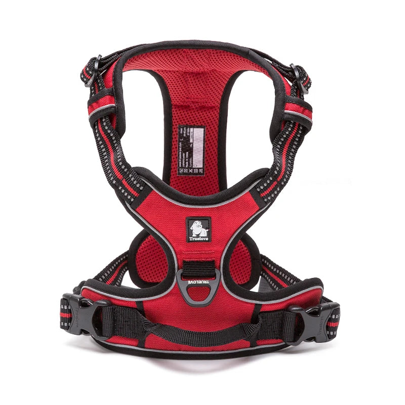 Reflective Nylon large Dog Harness