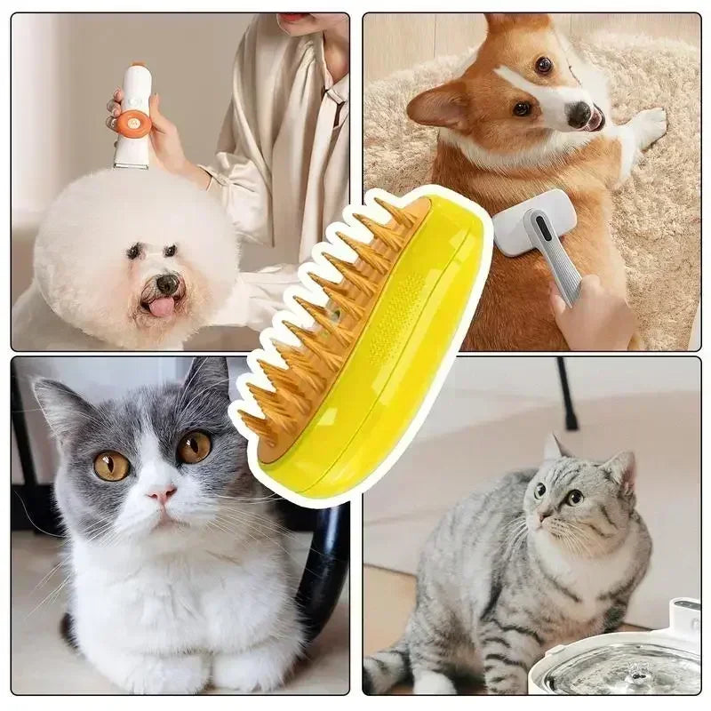 Cat 3 in 1 Electric Steam Steamy Brush
