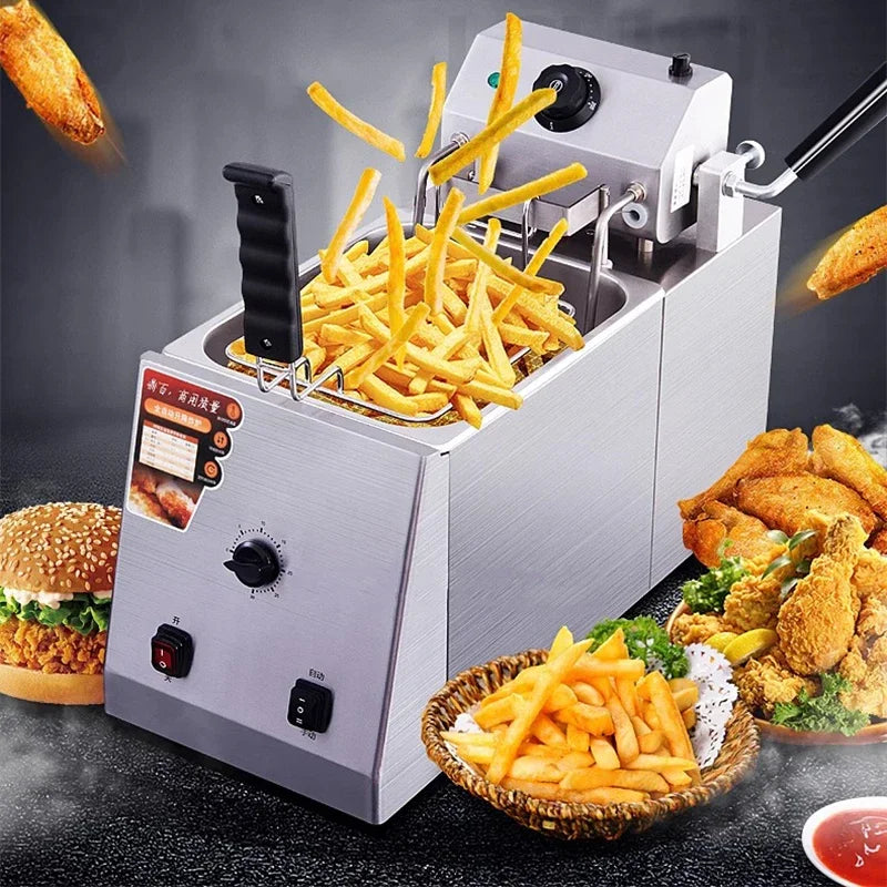 Liftable Fryer Kitchen 8L Food Processor
