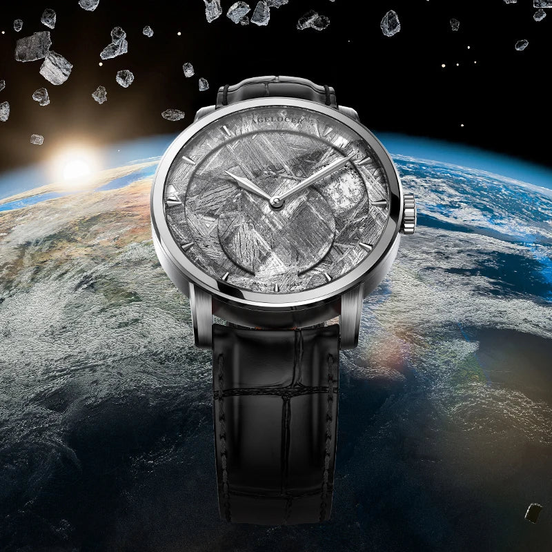 Designer Meteorite dial Luxury Watch