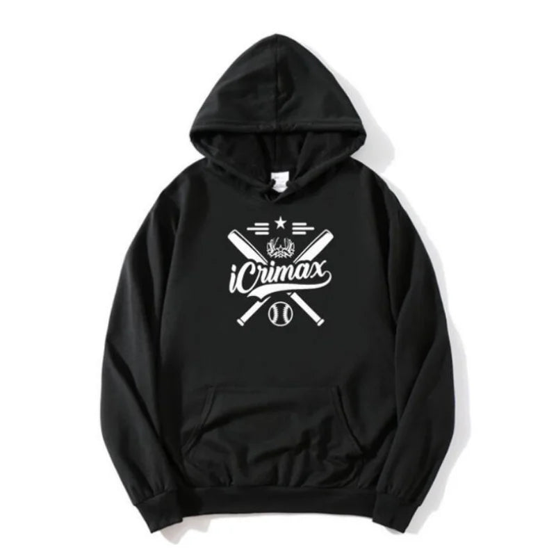 Men Oversized Long Sleeve Hooded Sweatshirt