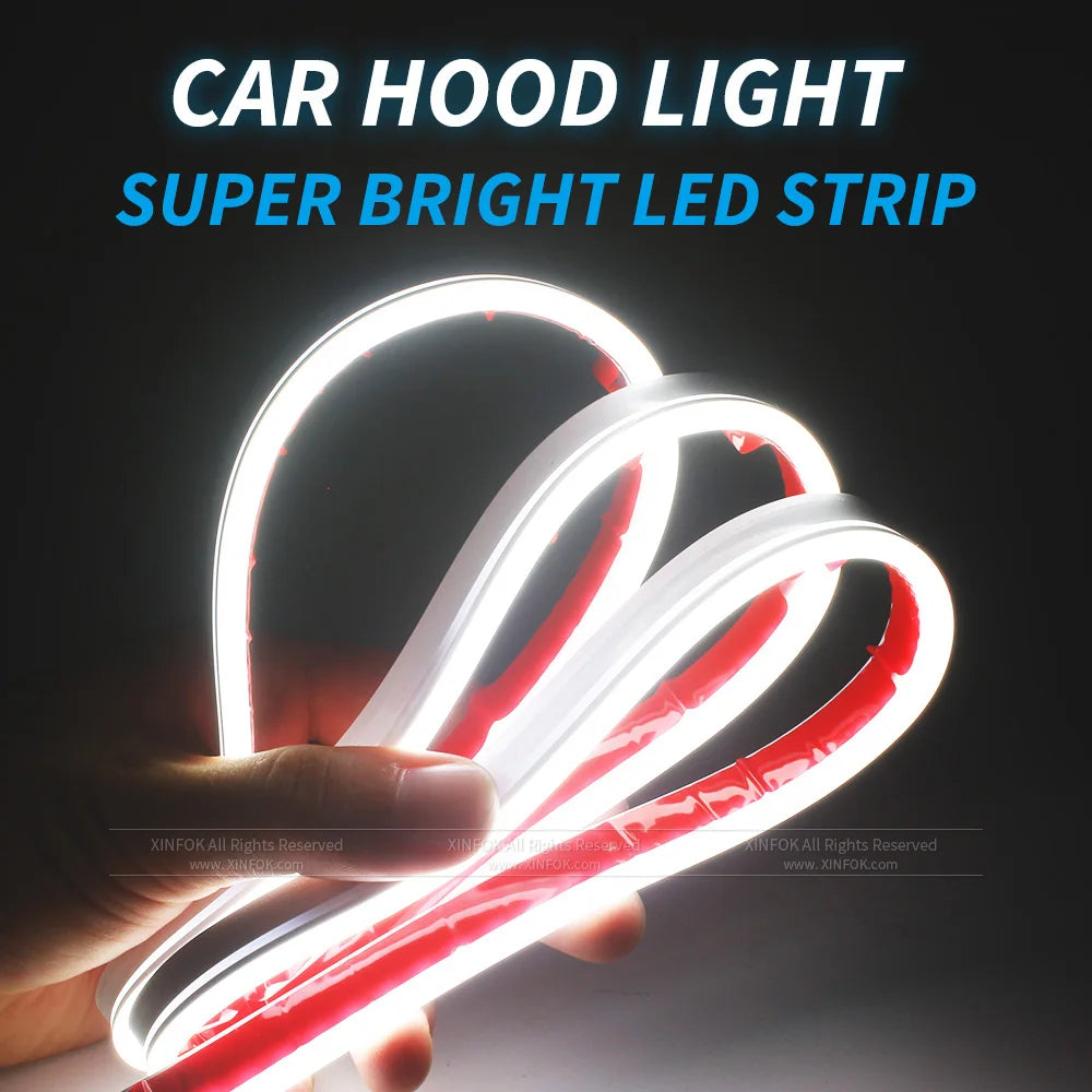 XINFOK Universal LED Car Hood Lights