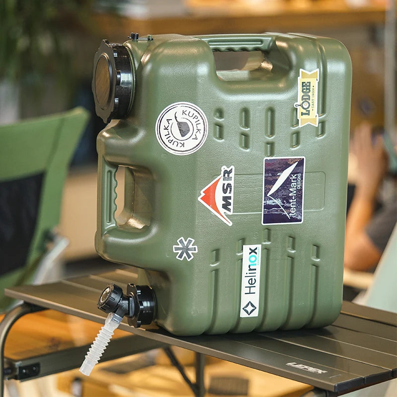 Faucet Water Bucket: Camping Drink Storage