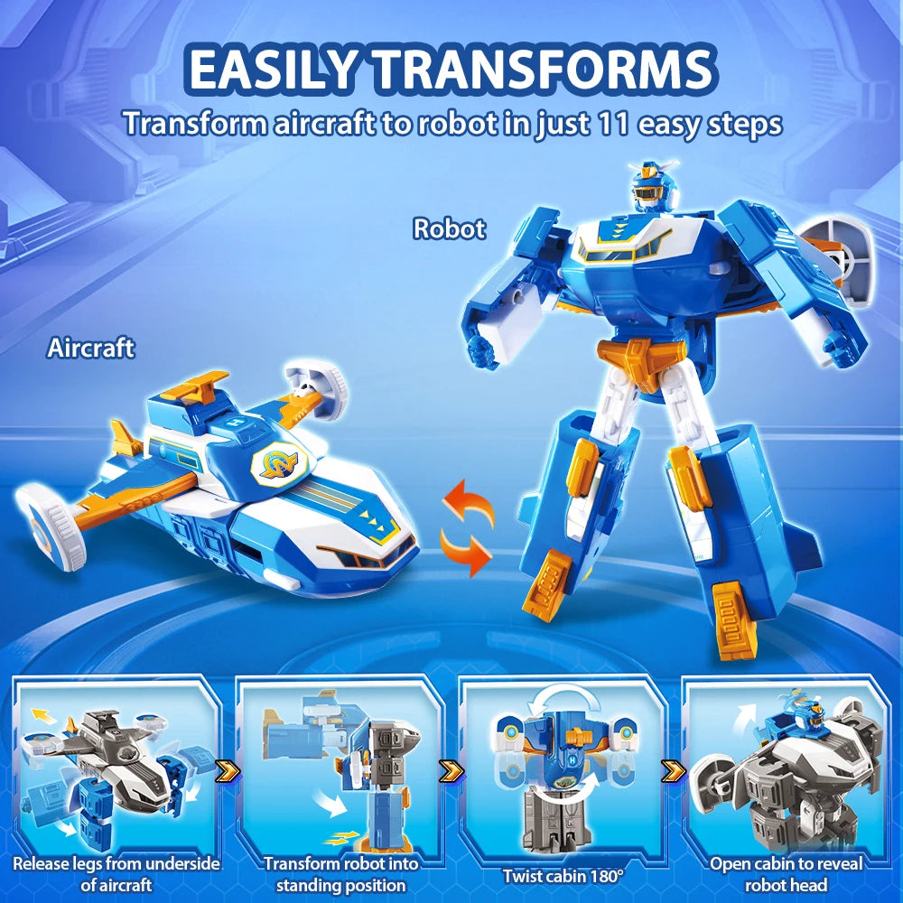 Super Wings Mini World Aircraft Robot