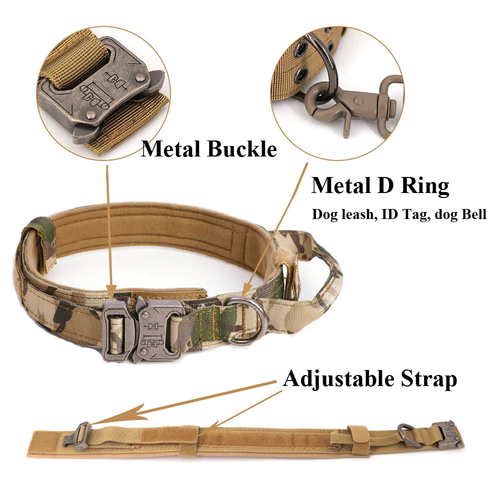 Military Dog Harness Leash Set