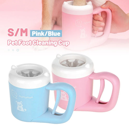 Dog Foot  Soft Silicone Paw Cleaner Cup