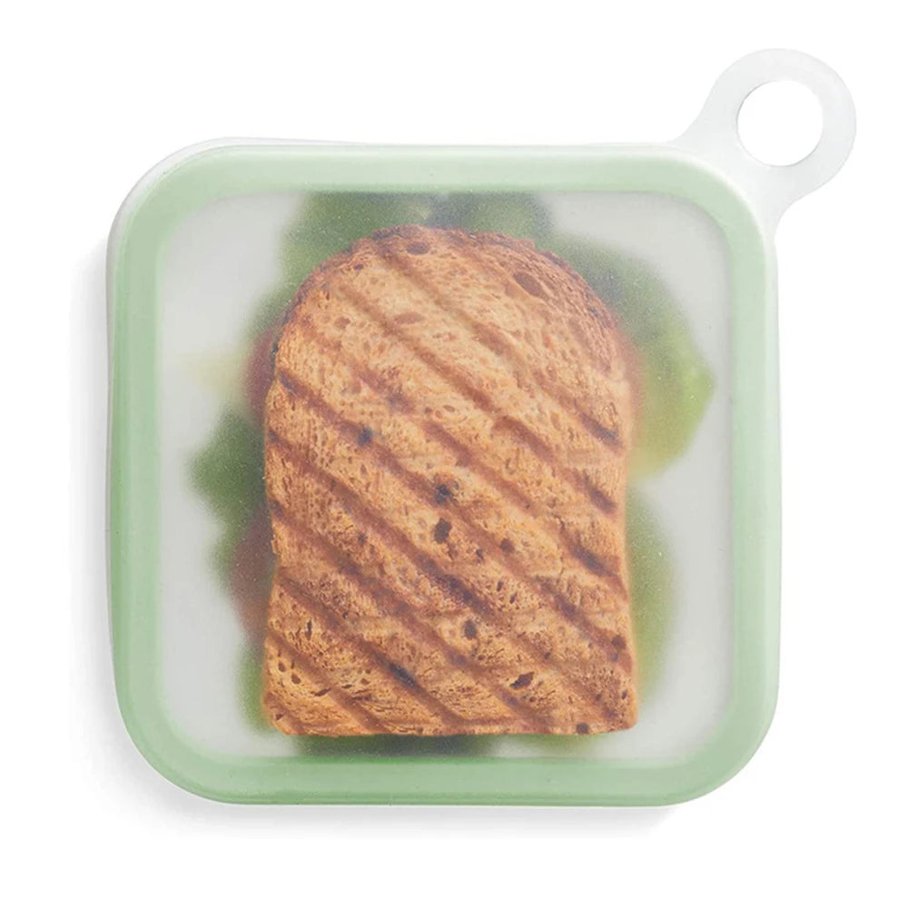 Silicone Bento Lunch Box with Handle