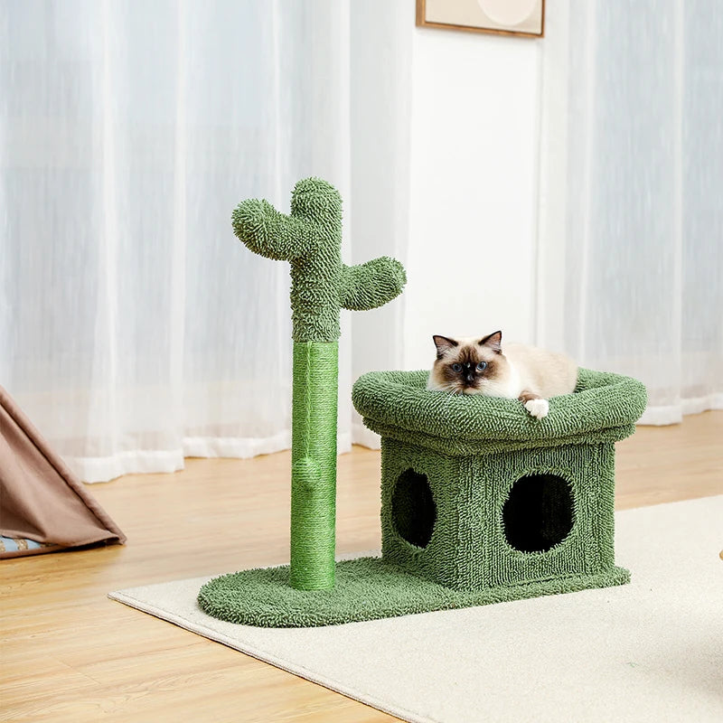 Cat Cactus Scratching Ball Tree Toy