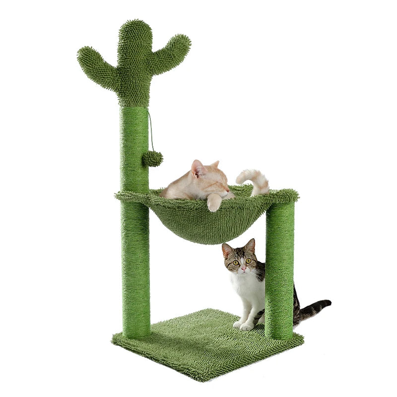 Cat Cactus Scratching Ball Tree Toy